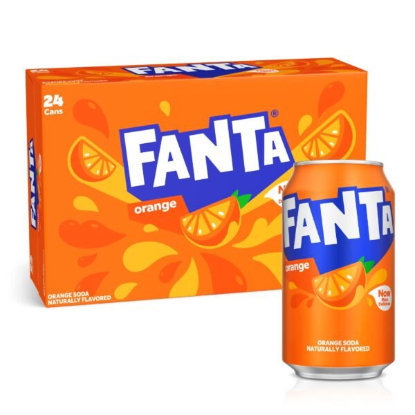 Fanta Orange, 12 fl oz, 24 Pack